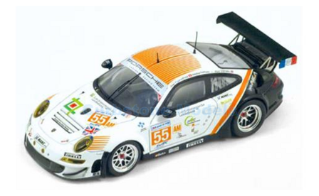 Modelauto 1:43 | Spark S3734 | Porsche 911 / 997 GT3 RSR | JWA-Avila 2012 #55 -  .Camathias - M.Palttala - P.Daniels