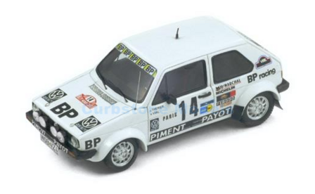 Modelauto 1:43 | Spark S3210 | Volkswagen Golf MKI Gr2 | VW Motorsport 1980 #14 - J.Th&eacute;rier - M.Vial