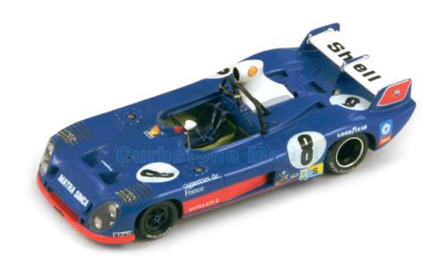 Modelauto 1:43 | Spark S3553 | Matra Simca MS670B | Equipe Gitanes 1974 #8 - B.Wollek - J.Jaussaud - J.Dolhem