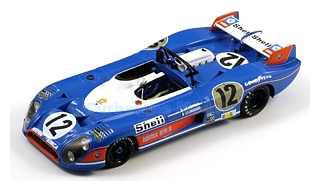 Modelauto 1:43 | Spark S3550 | Matra Simca MS670B | Equipe Matra-Simca Shell 1973 #12 - J.Jabouille - J.Jaussaud