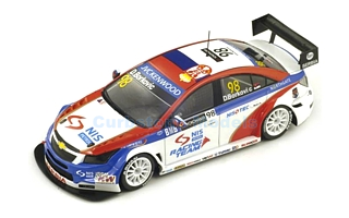 Modelauto 1:43 | Spark S2465 | Chevrolet RML Cruze TC1 | NIS Petrol by Campos Racing 2014 #98 - D.Borkovic