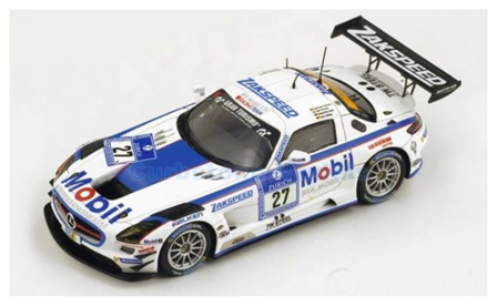 Modelauto 1:43 | Spark SG202 | Mercedes Benz SLS AMG GT3 | Team Zakspeed 2015 #27 - T.Coronel - S.Asch - L.Ludwig - C.Vietoris