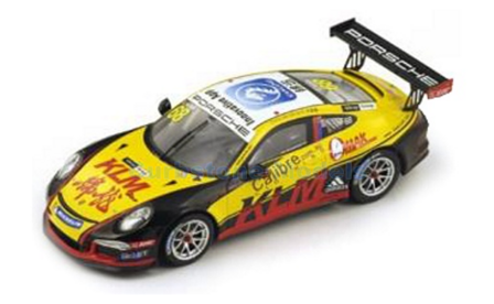 Modelauto 1:43 | Spark SA081 | Porsche 911 Carrera Cup 2015 #68 - C.van der Drift