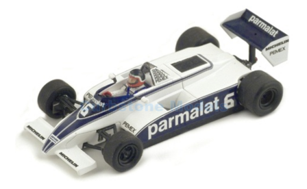 Modelauto 1:43 | Spark S4348 | Brabham BT49/C 1981 #6 - H.Rebaque