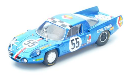 Modelauto 1:43 | Spark S4375 | Alpine A210 Renault Gordini | Troph&eacute;e Le Mans 1968 #55 - J.Andruet - J.Nicolas