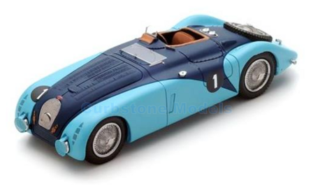 Modelauto 1:43 | Spark S2736 | Bugatti 57G | Roger Labric 1937 #1 - R.Labric - P.Veyron