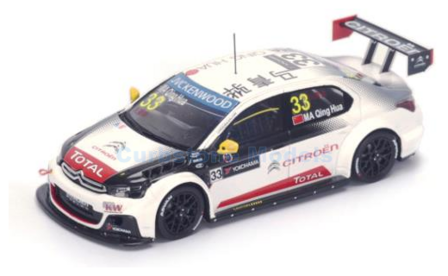 Modelauto 1:43 | Spark S4523 | Citro&euml;n C-Elysee WTCC 2015 #33 - M.Qing-Hua