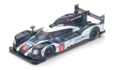 Modelauto 1:43 | Spark S5100 | Porsche Team 919 Hybrid 2016 #1 - M.Webber - T.Bernhard - B.Hartley