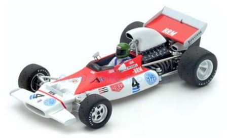 Modelauto 1:43 | Spark S5272 | BRM P153 1972 #4 - R.Wisell