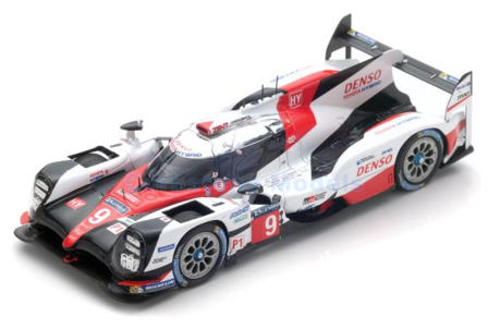 Modelauto 1:43 | Spark S5805 | Toyota Gazoo Racing TS050 Hybrid 2017 #9 - J.L&oacute;pez - N.Lapierre - Y.Kunimoto