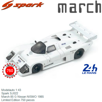 Modelauto 1:43 | Spark SJ022 | March 85 G Nissan NISMO 1985