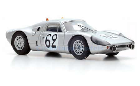 Modelauto 1:43 | Spark S4684 | Porsche 904 /04 GTS | Equipe Christian Poirot 1965 #62 - R.Stommelen - C.Poirot