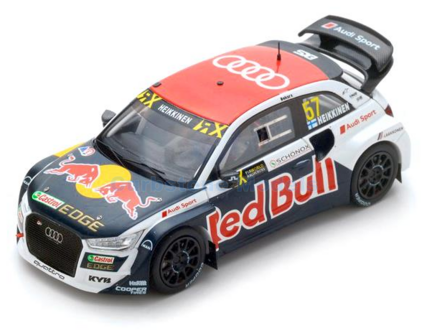 Modelauto 1:43 | Spark S5861 | Audi S1 EKS RX Quattro Red Bull 2017 #57 - T.Heikkinen