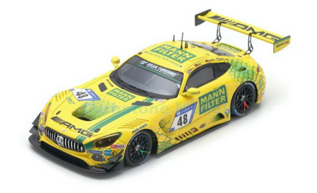 Modelauto 1:43 | Spark SG412 | Mercedes AMG MANN FILTER AMG GT3 2018 #48 - I.Dontje - R.van der Zande - M.G&ouml;tz - C.Hohenad