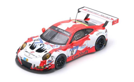 Modelauto 1:43 | Spark SG413 | Porsche 911 GT3 R | Manthey Racing 2018 #12 - P.Frommenwiler - O.Klohs - L.Kern - D.Olsen