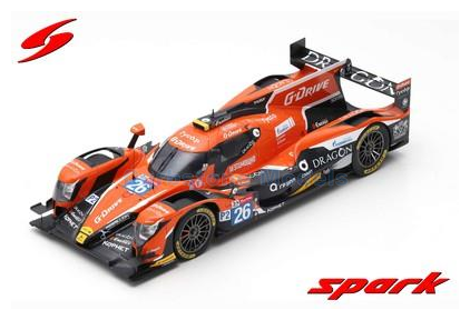 Modelauto 1:18 | Spark 18S399 | Oreca 07 Gibson | G-Drive Racing 2018 #26 - A.Pizzitola - J.Vergne - R.Rusinov