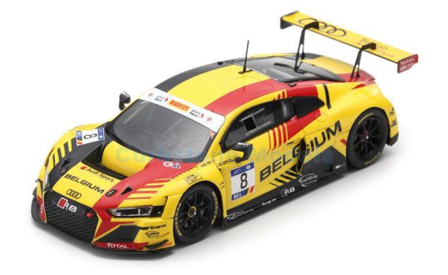 Modelauto 1:43 | Spark S6308 | Belgian Audi Club WRT R8 LMS 2018 #8 - M.den Tandt - C.Weerts