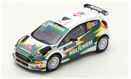 Modelauto 1:43 | Spark S5986 | Ford Fiesta R5 WRC RC2 | Henk Vossen WRT 2019 #40 - H.Vossen - E.Berkhof