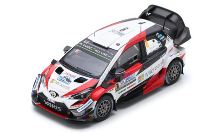 Modelauto 1:43 | Spark S5971 | Toyota Gazoo Racing Yaris WRC 2018 #8 - O.T&auml;nak - M.Jarveoja