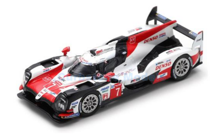 Modelauto 1:87 | Spark 87S141 | Toyota Gazoo Racing TS050 Hybrid 2018 #7 - J.L&oacute;pez - M.Conway - K.Kobayashi