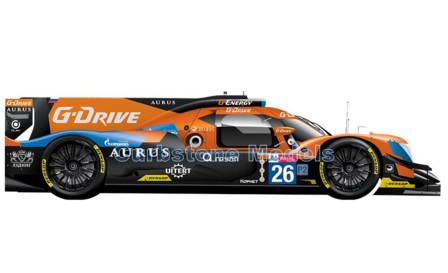 Modelauto 1:43 | Spark S7912 | Oreca Aurus 01 Gibson LMP2 | G-Drive Racing 2019 #26 - J.van Uitert - J.Vergne - R.Rusinov