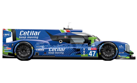 Modelauto 1:43 | Spark S7924 | Dallara P217 Gibson LMP2 | Cetilar Racing Villorba Corse 2019 #47 - R.Lacorte - A.Belicchi - G.S