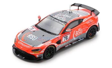 Modelauto 1:43 | Spark SG551 | Aston Martin Vantage AMR GT4 SP-10 | Prosport-Performance GmbH 2019 #76 - K.van Berlo - C.Breuer