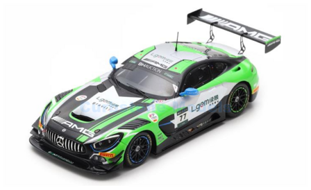 Modelauto 1:43 | Spark SJ086 | Merredes Benz AMG GT3 | CraftBamboo Racing 2019 #77 - Y.Buurman - M.G&ouml;tz - L.Stolz