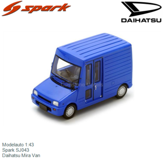 Modelauto 1:43 | Spark SJ043 | Daihatsu Mira Van