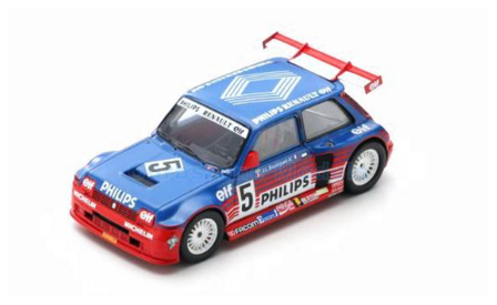 Modelauto 1:43 | Spark SF054 | Renault 5 Maxi Turbo Superproduction Philips 1987 #5 - J.Bousquet