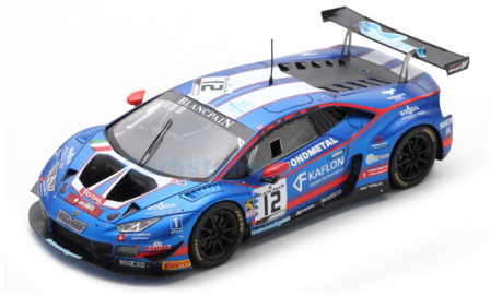 Modelauto 1:43 | Spark SB314 | Lamborghini Hurac&aacute;n GT3 Evo | Ombra Racing 2019 #12 - D.Dupont - D.Stoneman  - S.Gattuso - C.Le