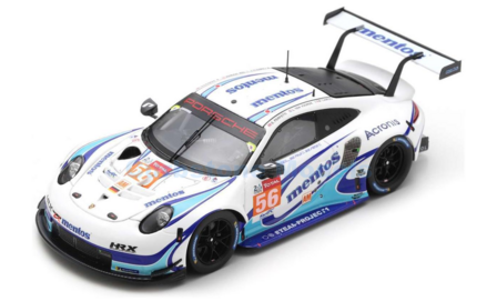 Modelauto 1:43 | Spark S7987 | Porsche 911 RSR LMGTE-AM | Team Project 1 2020 #56 - L.ten Voorde - M.Cairoli - E.Perfetti