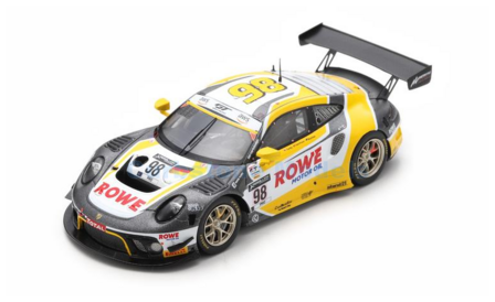 Modelauto 1:43 | Spark SB370 | Porsche 911 GT3 R | Rowe Racing 2020 #98 - L.Vanthoor - N.Tandy - E.Bamber