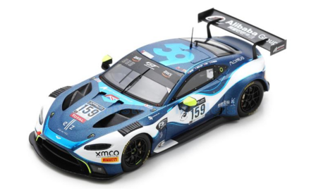 Modelauto 1:43 | Spark SB403 | Aston Martin Vantage AMR GT3 | Garage 59 2020 #159 - R.de Angelis - V.Hasse-Clot - A.Watson - J.