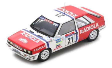 Modelauto 1:43 | Spark SF146 | Renault 11 Turbo 1987 #21 - P.Rouby - J.Martin