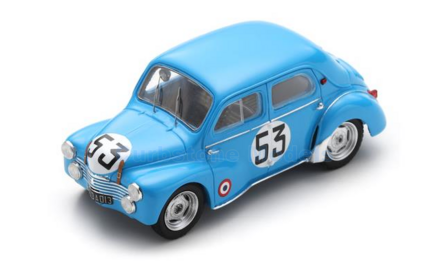 Modelauto 1:43 | Spark S5225 | RNU Renault CV 1063 1952 #53 - Y.Lesur - A.Briat