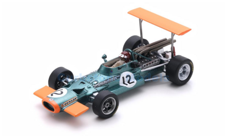 Modelauto 1:43 | Spark S5706 | BRM P133 1969 #12 - J.Oliver