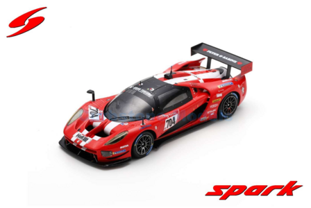 Modelauto 1:43 | Spark SG763 | Glickenhaus Racing SCG004C 2021 #704 - T.Mutsch - F.Fernandez-Laser - F.Mailleux - R.Westbrook