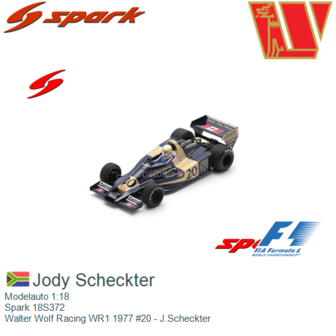 Modelauto 1:18 | Spark 18S372 | Walter Wolf Racing WR1 1977 #20 - J.Scheckter