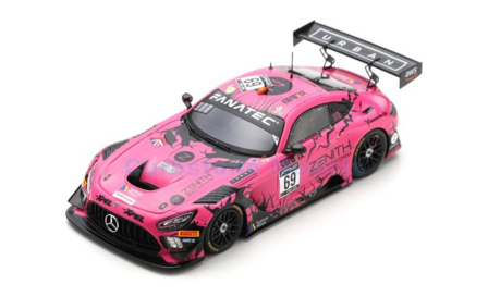 Modelauto 1:43 | Spark SB457 | Mercedes Benz AMG GT3 | RAM Racing 2021 #69 - F.Schiller - S.de Haan - R.Collard - R.Collard