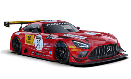 Modelauto 1:43 | Spark SB460 | Mercedes Benz AMG GT3 | HUB Auto 2021 #50 - N.Catsburg - M.Buhk - M.G&ouml;tz