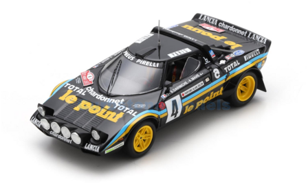 Modelauto 1:43 | Spark S9098 | Lancia Stratos Le Point 1980 #4 - B.Darniche - A.Mah&eacute;