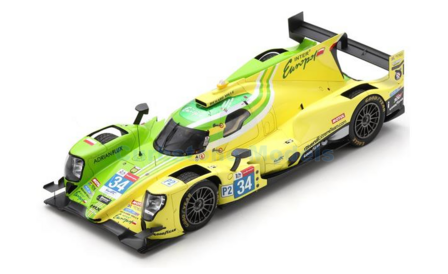 Modelauto 1:18 | Spark 18S698 | Oreca 07 Gibson | Inter Europol Competition 2021 #34 - R.van der Zande - A.Brundle - J.Smiechow