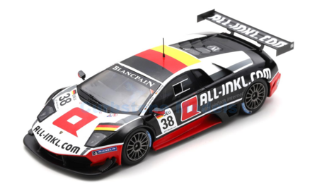 Modelauto 1:43 | Spark S9613 | Lamborghini Murci&eacute;lago LP670 R-SV | All-Inkl.com M&uuml;nnich 2011 #38 - M.Winkelhock - M.Basseng