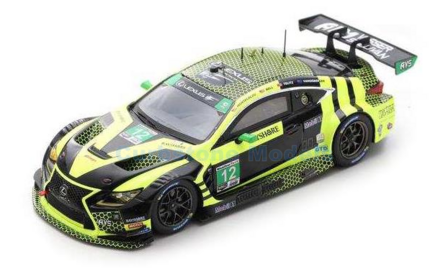 Modelauto 1:43 | Spark US131 | Lexus RC F GT3 | AIM Vasser Sullivan 2020 #12 - S.van Gisbergen - F.Montecalvo - T.Bell - A.Teli