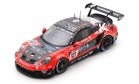 Modelauto 1:43 | Spark SG850 | Porsche 811 GT3 Cup | kr&auml;mer Racing 2022 #127 - K.Kr&auml;mer - C.Br&uuml;ck - M.Kranz - A.Vere