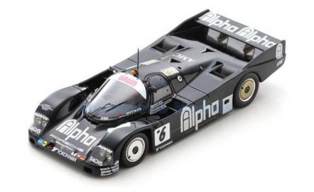 Modelauto 1:43 | Spark S9876 | Porsche 962 C | Brun Motorsport 1989 #6 - R.Ratzenberger - W.Lechner - M.Sandro Sala