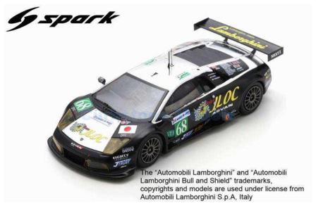 Modelauto 1:43 | Spark S9603 | Lamborghini Murcielago R-GT LM 2009 #68 - M.Apicella - A.Yogo - Y.Yamagishi