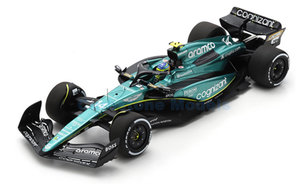 Modelauto 1:18 | Spark 18S890 | Aston Martin AMR23 | Aston-Martin Aramco Cognizant F1 Team 2023 #14 - F.Alonso