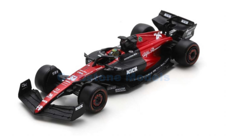 Modelauto 1:64 | Spark Y282 | Alfa Romeo C43 | Alfa-Romeo F1 Team Stake 2023 #24 - Z.GuanYu